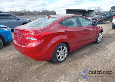 2013 Hyundai Elantra Limited z USA, uszkodzony, nr VIN KMHDH4AE1DU736077